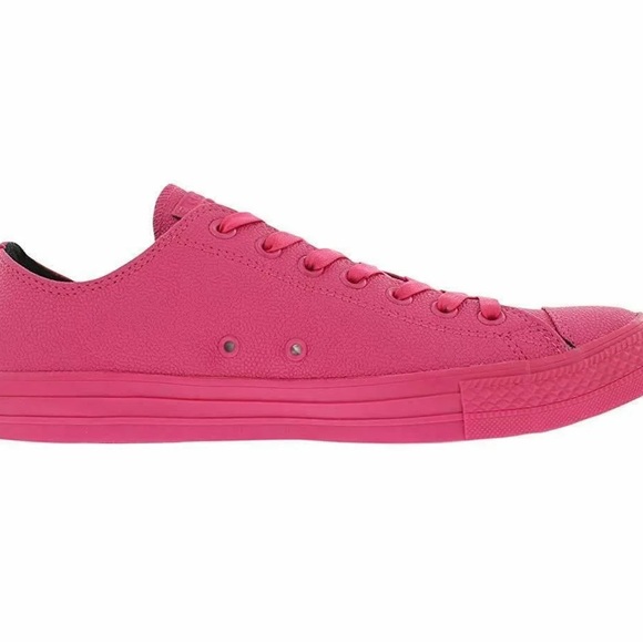 NIB Converse Chuck Taylor All Star OX Low Vivid Pink 155185C Men 8 Women 10 - Picture 4 of 9